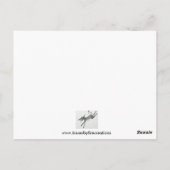 お誕生日おめでとうロバ ポストカード (裏面)