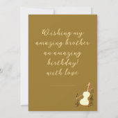 お誕生日おめでとう兄弟たち 招待状 (裏面)