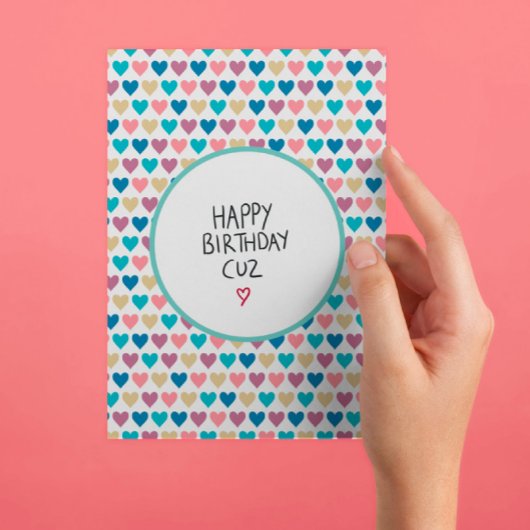 お誕生日おめでとう従兄弟 ポストカード