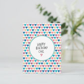 お誕生日おめでとう従兄弟 ポストカード (スタンド正面)