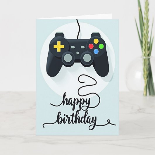 お誕生日おめでとう柄カード カード (正面)