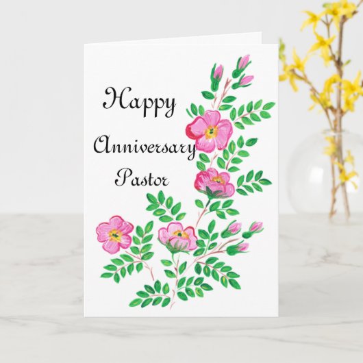 お誕生日おめでとう牧師折り紙グリーティングカード カード (黄色い花)