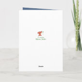 お誕生日おめでとう特別な水彩画家ユーモア カード (裏面)