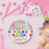 お誕生日おめでとう紙皿 ペーパープレート (パーティー)