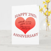 お誕生日おめでとう２周年 カード (黄色い花)