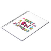 お誕生日おめでとう2歳。2歳の誕生日 ノートブック (左側)