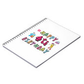 お誕生日おめでとう４歳。４歳の誕生日。 ノートブック (左側)