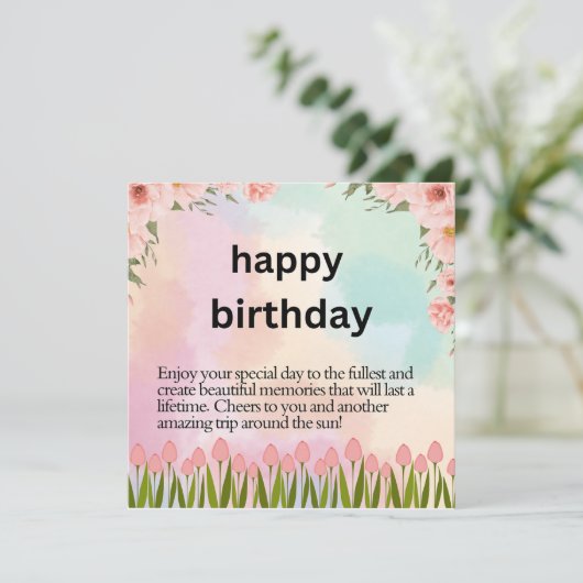 お誕生日おめでとう (スタンド正面)