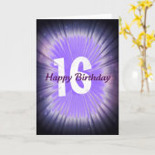 お誕生日おめでとう16歳 カード (黄色い花)