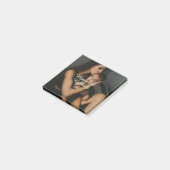 お誕生日おめでとう2歳 赤ちゃん ママ 黄色 グレー な ポストイット (アングル)