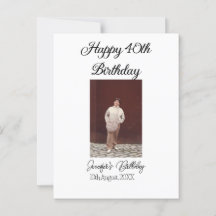 お誕生日おめでとう40歳 現代的 シンプル ミニマルな写真