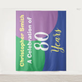 お誕生日おめでとう80周年記念タペストリー タペストリー (正面)