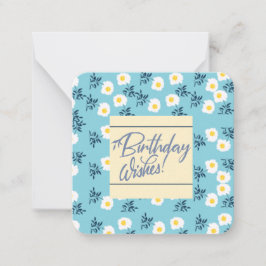 お誕生日おめでとう　あなただけへのメッセージカード ノートカード