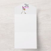 お誕生日おめでとう、あなたのお馬鹿さん オールインワン招待状 (内側)