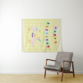 お誕生日おめでとう あひるのぼんぼん バナー タペストリー (インサイチュ(横))