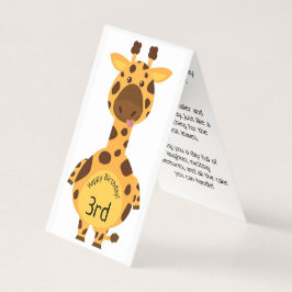 お誕生日おめでとう – お子様カード