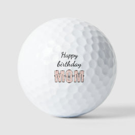 お誕生日おめでとう お母さん  ゴルフボール