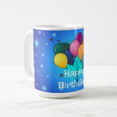 お誕生日おめでとう...お祝いの時間です！ コーヒーマグカップ (正面左)