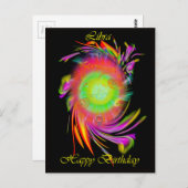 お誕生日おめでとう、てんびん座 ポストカード (正面/裏面)