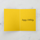 お誕生日おめでとう+もう1年老けたね カード (内部)