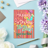 お誕生日おめでとう アクリル招待状 (インサイチュ (ウェディング))