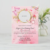 お誕生日おめでとう「イブニングセレブレーション」 招待状 (スタンド正面)