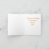 お誕生日おめでとう オータム カード (内部)