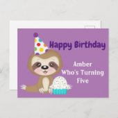 お誕生日おめでとう（オーダーメイド） ポストカード (正面/裏面)