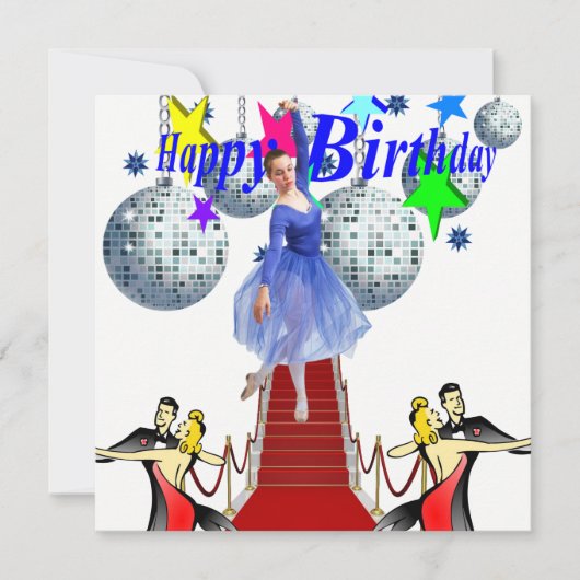 お誕生日おめでとう カード招待状 招待状 (正面)