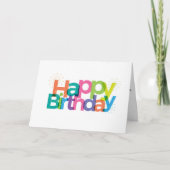 お誕生日おめでとう カード (正面)