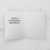 お誕生日おめでとう カード (内部)