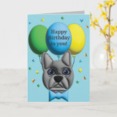 お誕生日おめでとう！ カード (黄色い花)