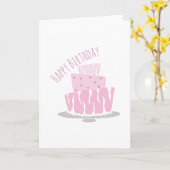 お誕生日おめでとう カード (黄色い花)