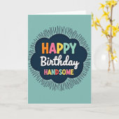 お誕生日おめでとう カード (黄色い花)