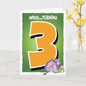 お誕生日おめでとう カード (黄色い花)