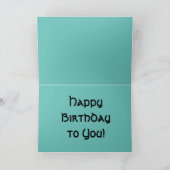 お誕生日おめでとう！ カード (内部)