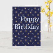 お誕生日おめでとう カード (黄色い花)