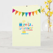 お誕生日おめでとう カード (黄色い花)