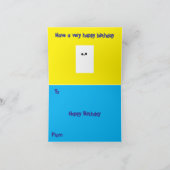 お誕生日おめでとう カード (内部)