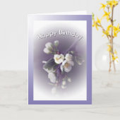 お誕生日おめでとう カード (黄色い花)