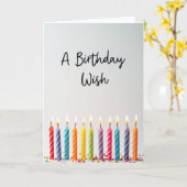 お誕生日おめでとう カード (黄色い花)