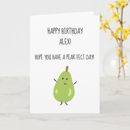 お誕生日おめでとう カード (黄色い花)