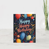 お誕生日おめでとう  カード (正面)