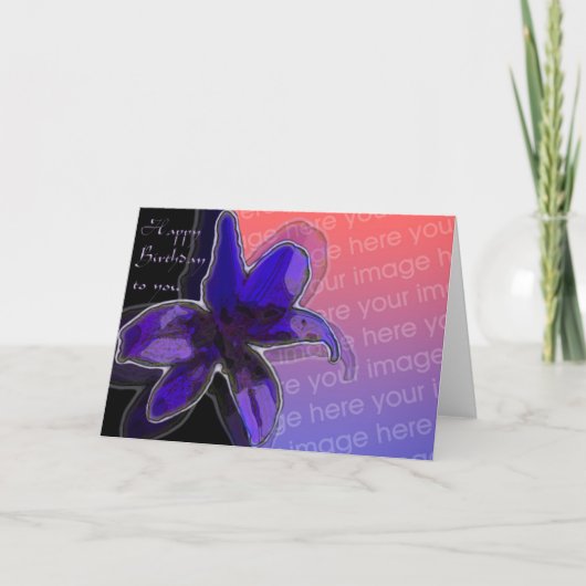 お誕生日おめでとう カード (正面)