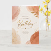 お誕生日おめでとう! カード (黄色い花)
