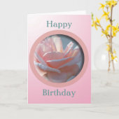 お誕生日おめでとう カード (黄色い花)