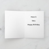 お誕生日おめでとう 🎁🎂 カード (内部)