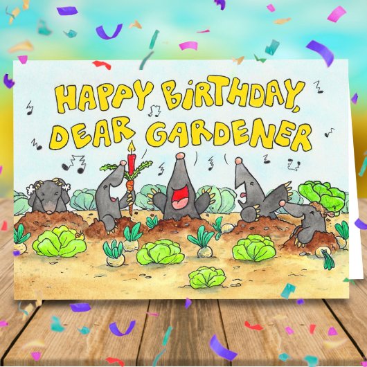 お誕生日おめでとう ガーデナー カード