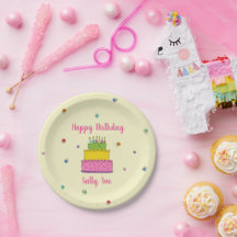 お誕生日おめでとう キャンドル カラフル ケーキ コンフェティ パーティー
