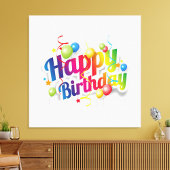 お誕生日おめでとう キャンバスプリント